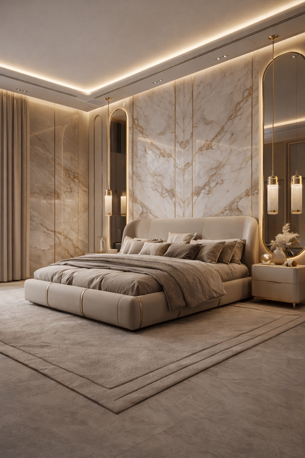 Bedroom interior design by Studio013