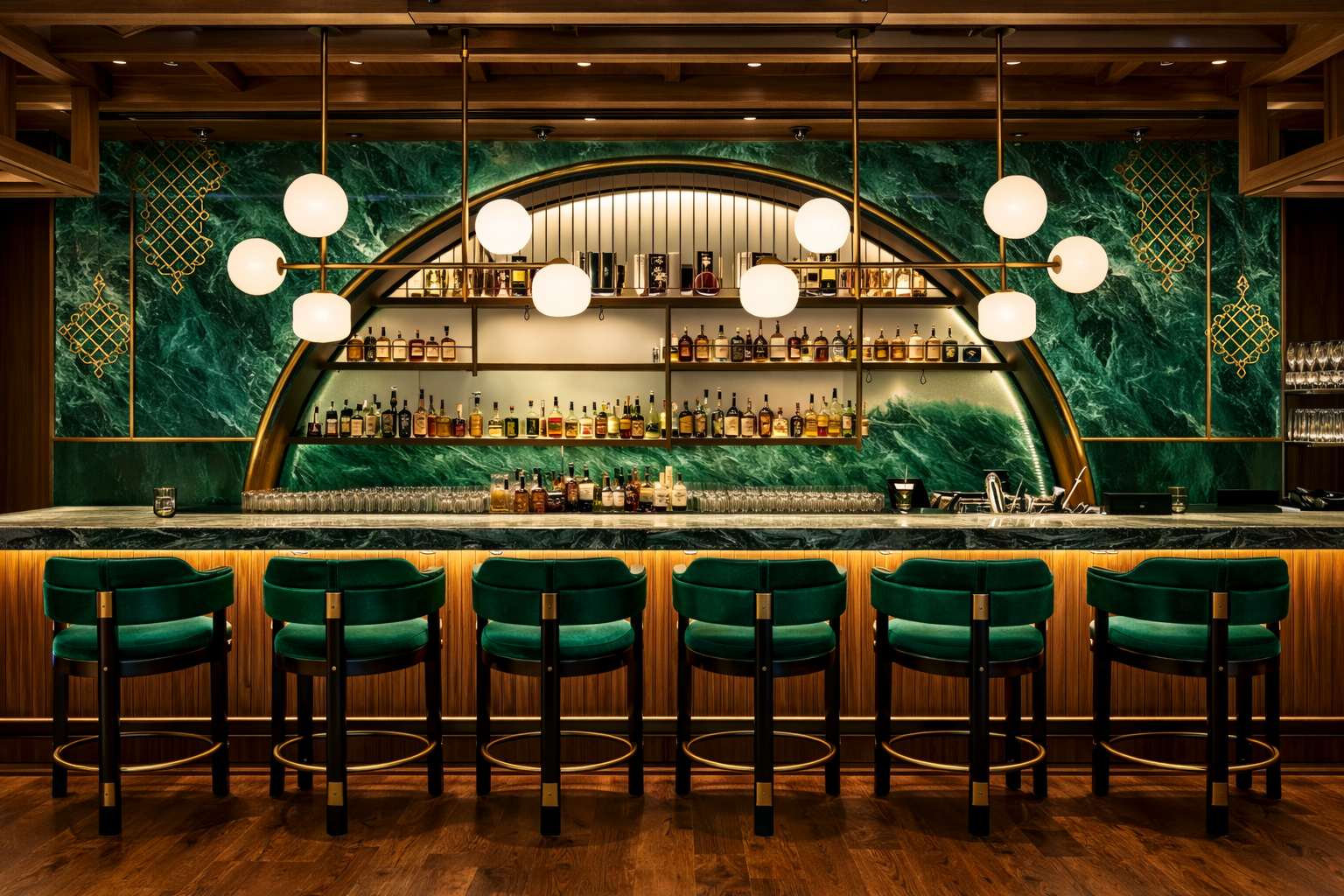 Restaurant interior design by Studio013