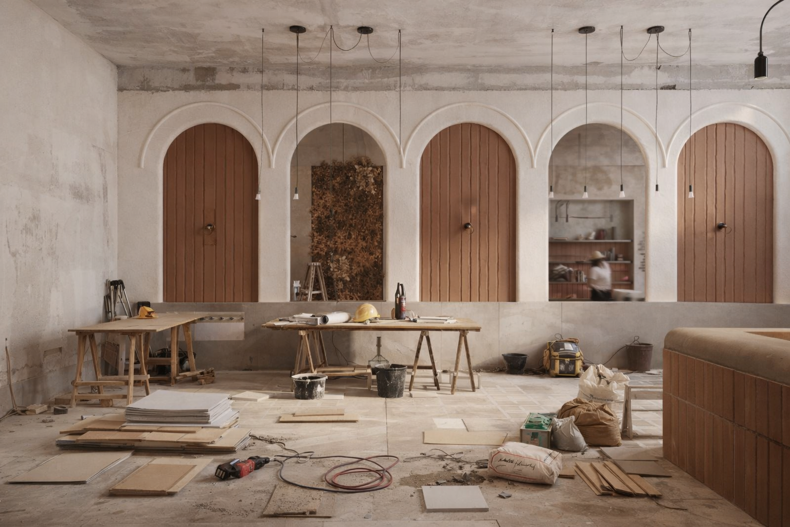 Restaurant interior design by Studio013